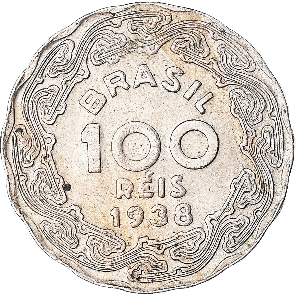 Moneda, Brasil, 100 Reis, 1938