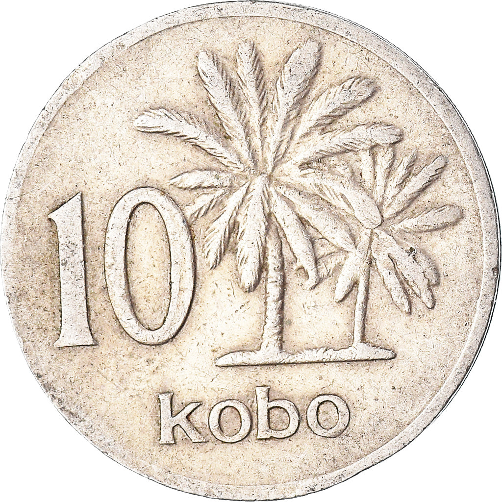 Monnaie, Nigéria, 10 Kobo, 1976