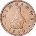 Monnaie, Zimbabwe, Cent, 1980