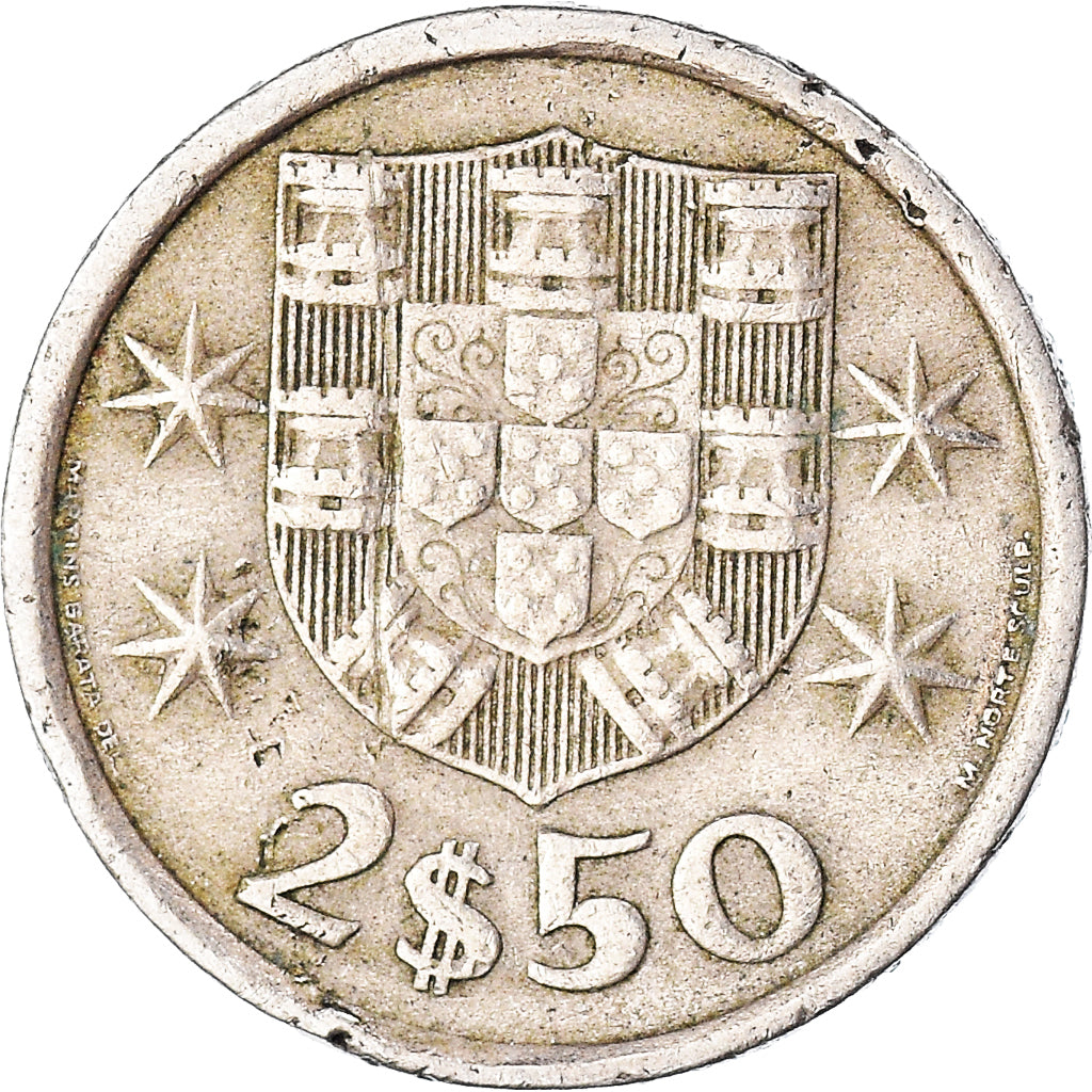 Moneta, Portugal, 2-1/2 Escudos, 1973