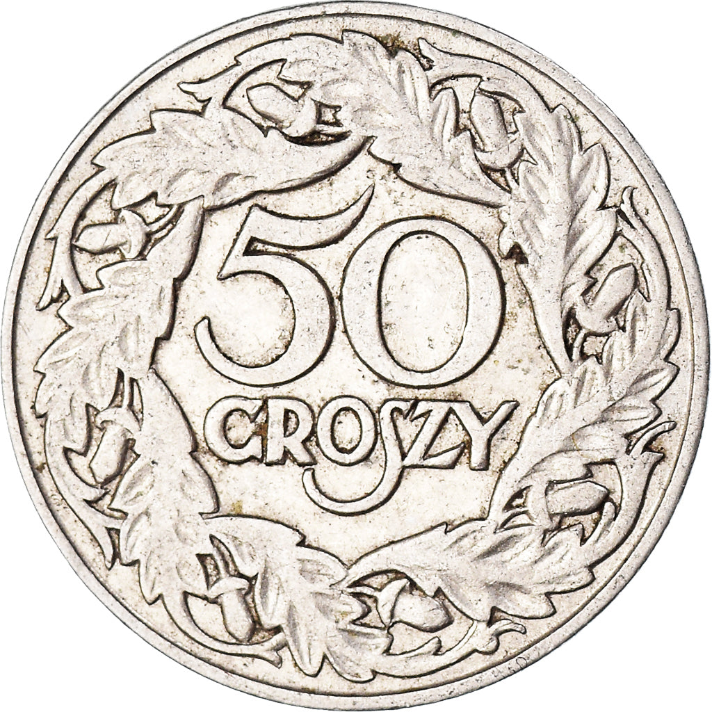 Monnaie, Pologne, 50 Groszy, 1923