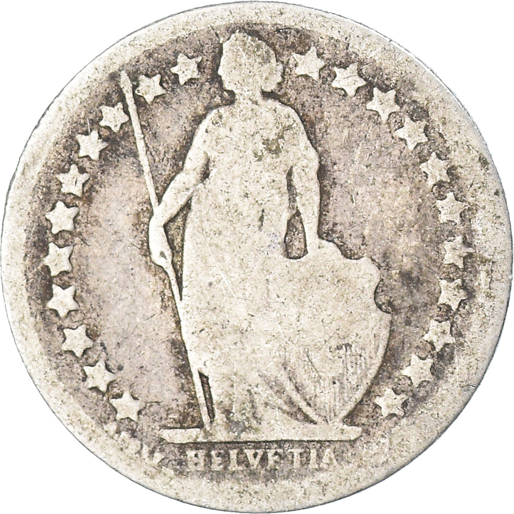 Coin, Switzerland, 1/2 Franc, 1878