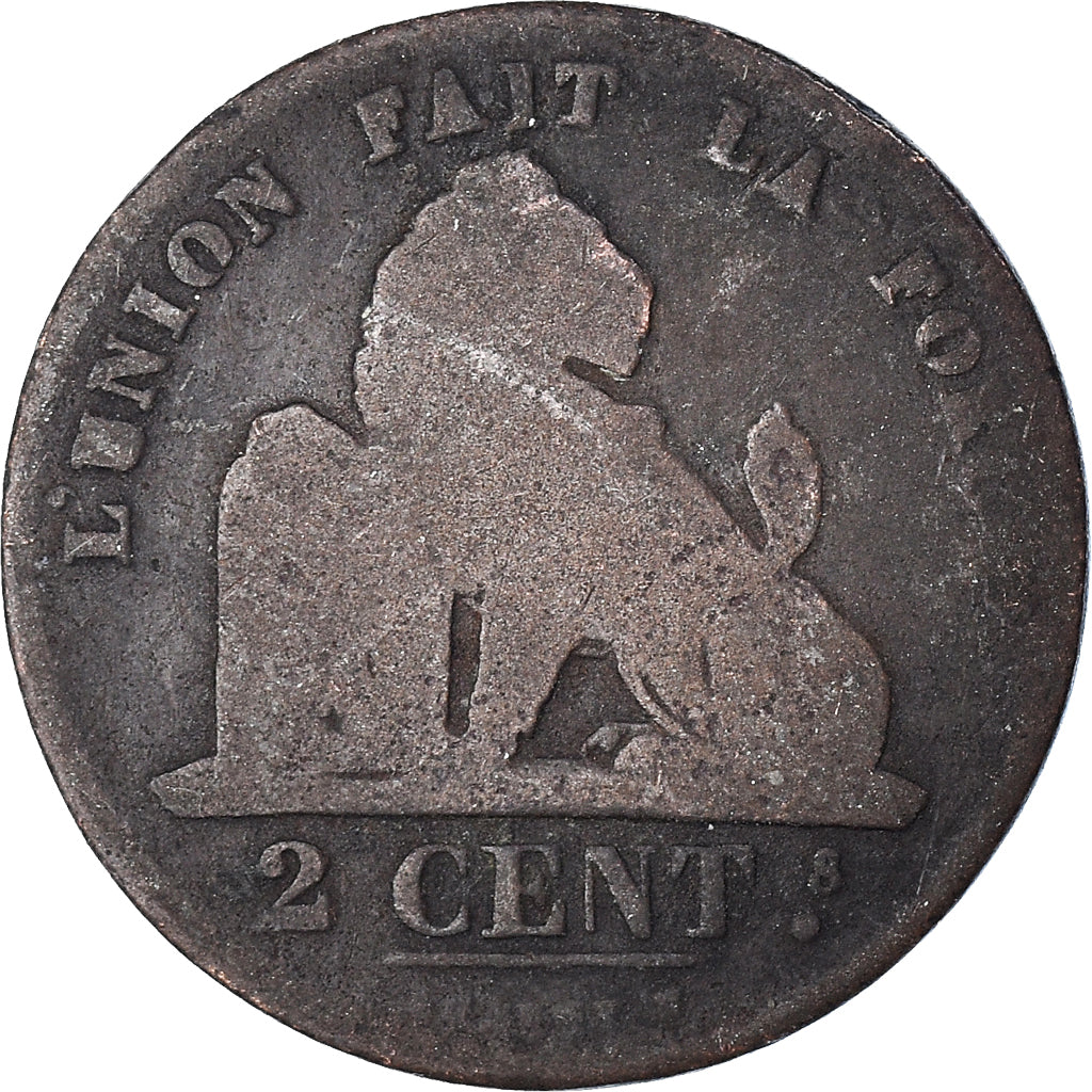 Coin, Belgium, 2 Centimes, Undated
