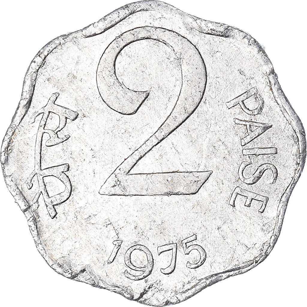 Coin, INDIA-REPUBLIC, 2 Paise, 1975