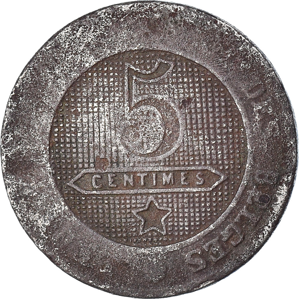 Munten, België, 5 Centimes, 1861