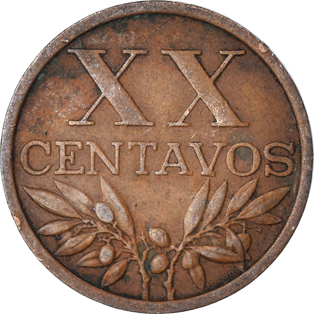 Coin, Portugal, 20 Centavos, 1967
