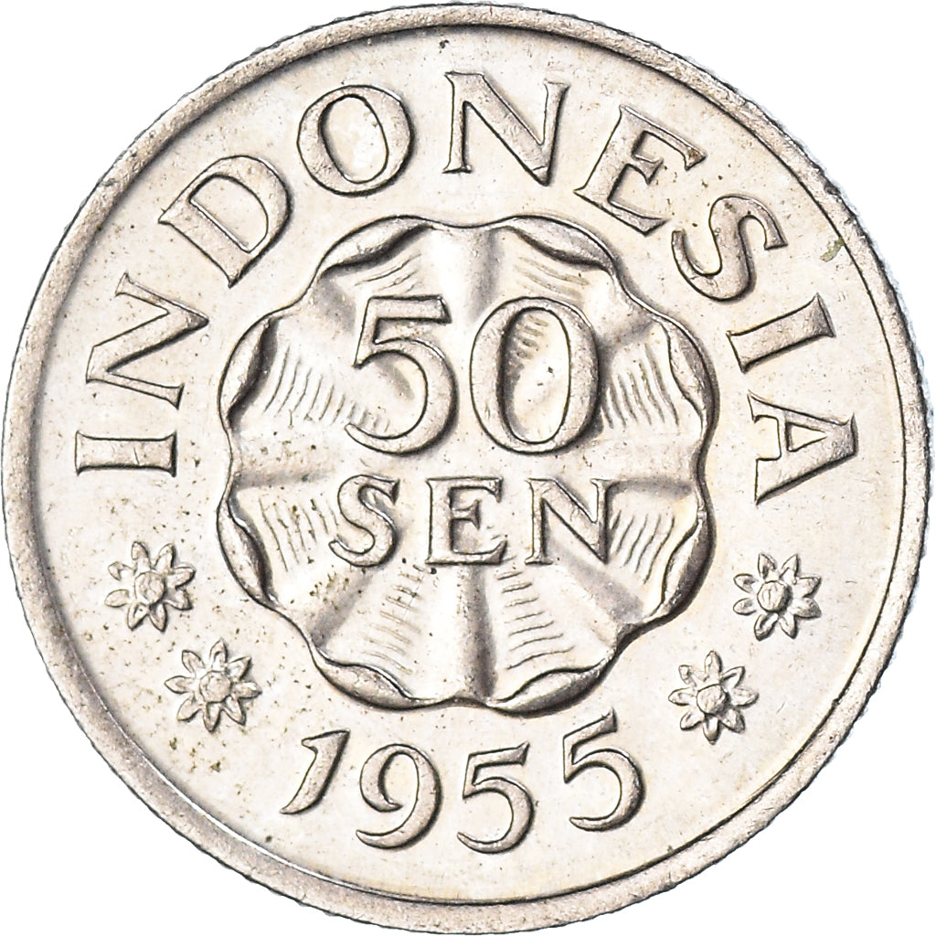 Moneta, Indonesia, 50 Sen, 1955