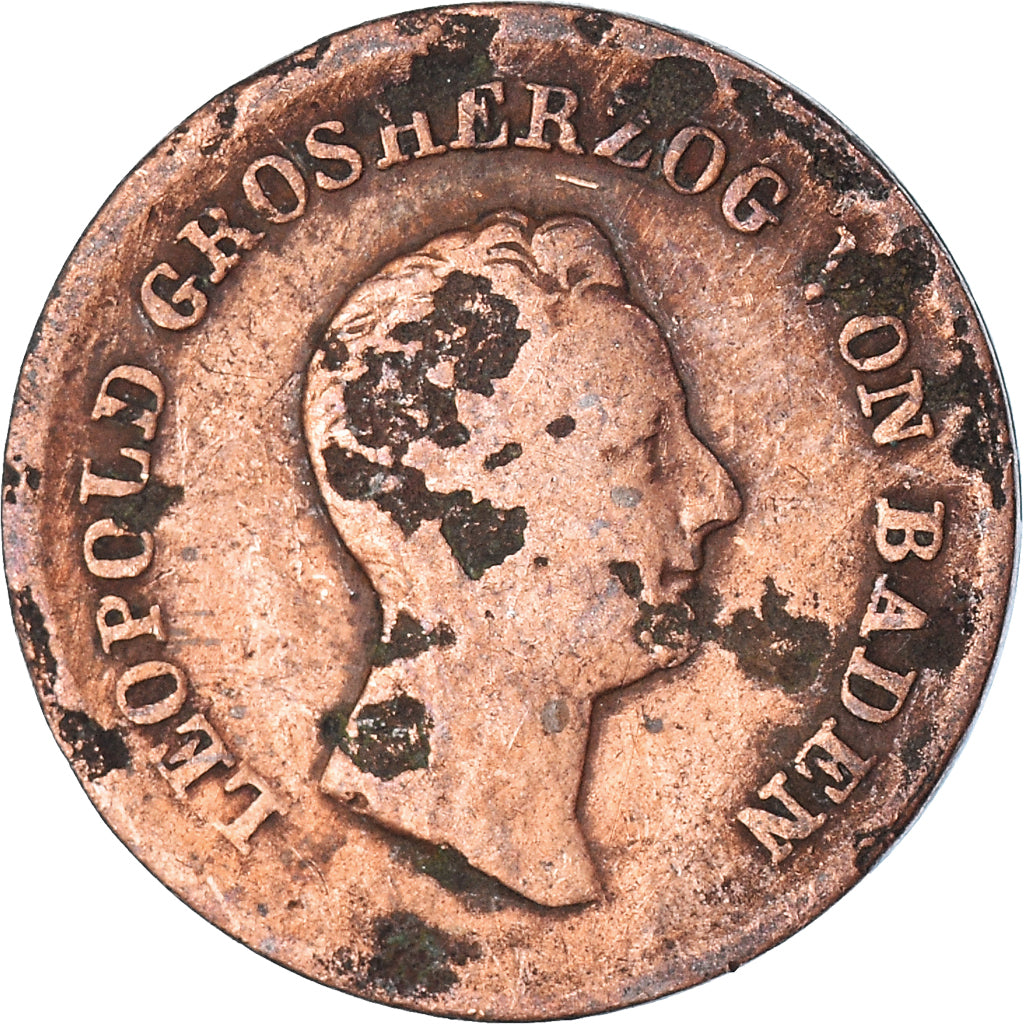 Monnaie, Allemagne, Kreuzer, 1836