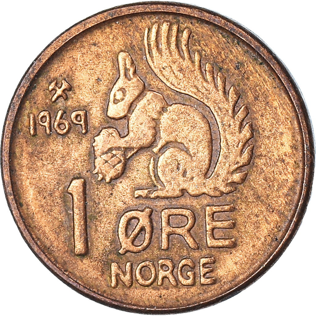 Moneda, Noruega, Ore, 1969