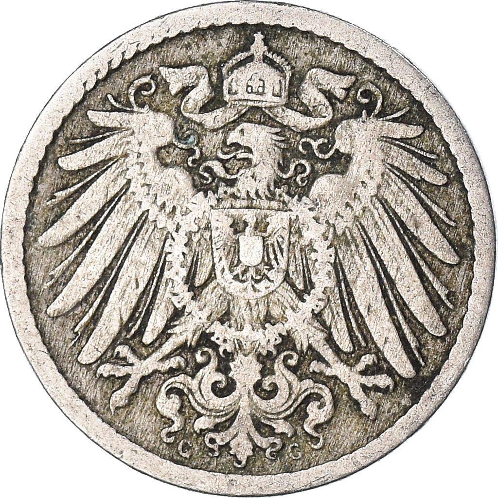 Coin, GERMANY - EMPIRE, 5 Pfennig, 1892