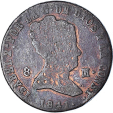 Monnaie, Espagne, 8 Maravedis, 1841