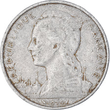 Moneda, Yibuti, 5 Francs, 1975