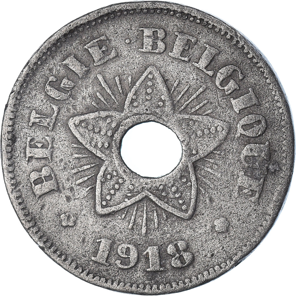 Moneta, Belgia, 50 Centimes, 1918