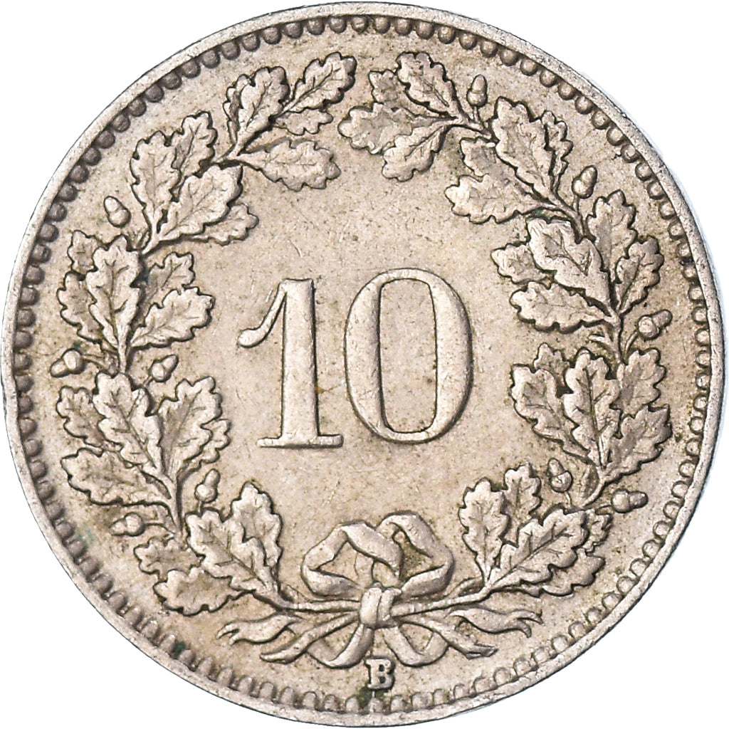 Moneda, Suiza, 10 Rappen, 1953