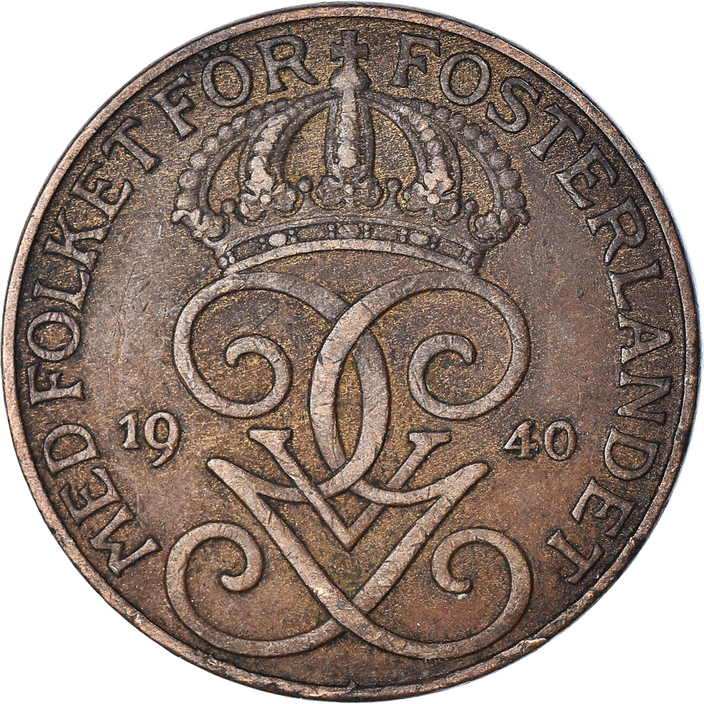 Moneta, Szwecja, 5 Öre, 1940