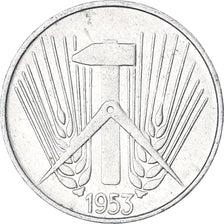 Moneta, REPUBBLICA DEMOCRATICA TEDESCA, 5 Pfennig, 1953