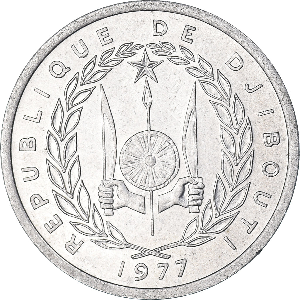 Coin, Djibouti, Franc, 1977
