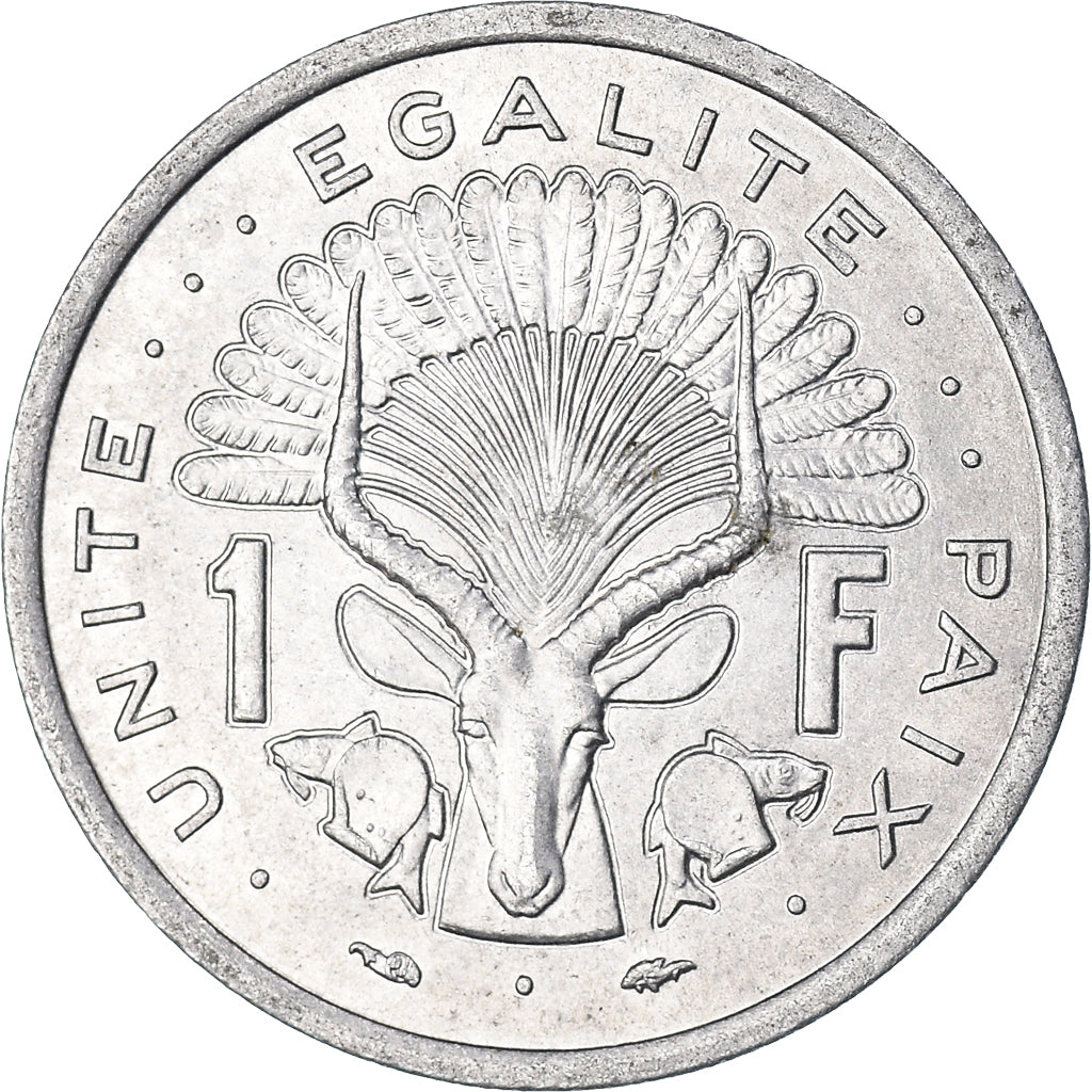 Coin, Djibouti, Franc, 1977