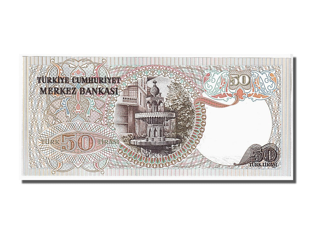 Turkey, 50 Lira, 1970, KM #188, UNC(65-70), H83431027