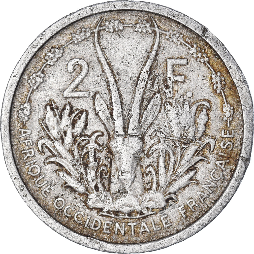 Moneta, Africa occidentale francese, 2 Francs, 1948