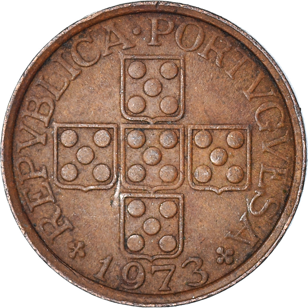 Coin, Portugal, 20 Centavos, 1973