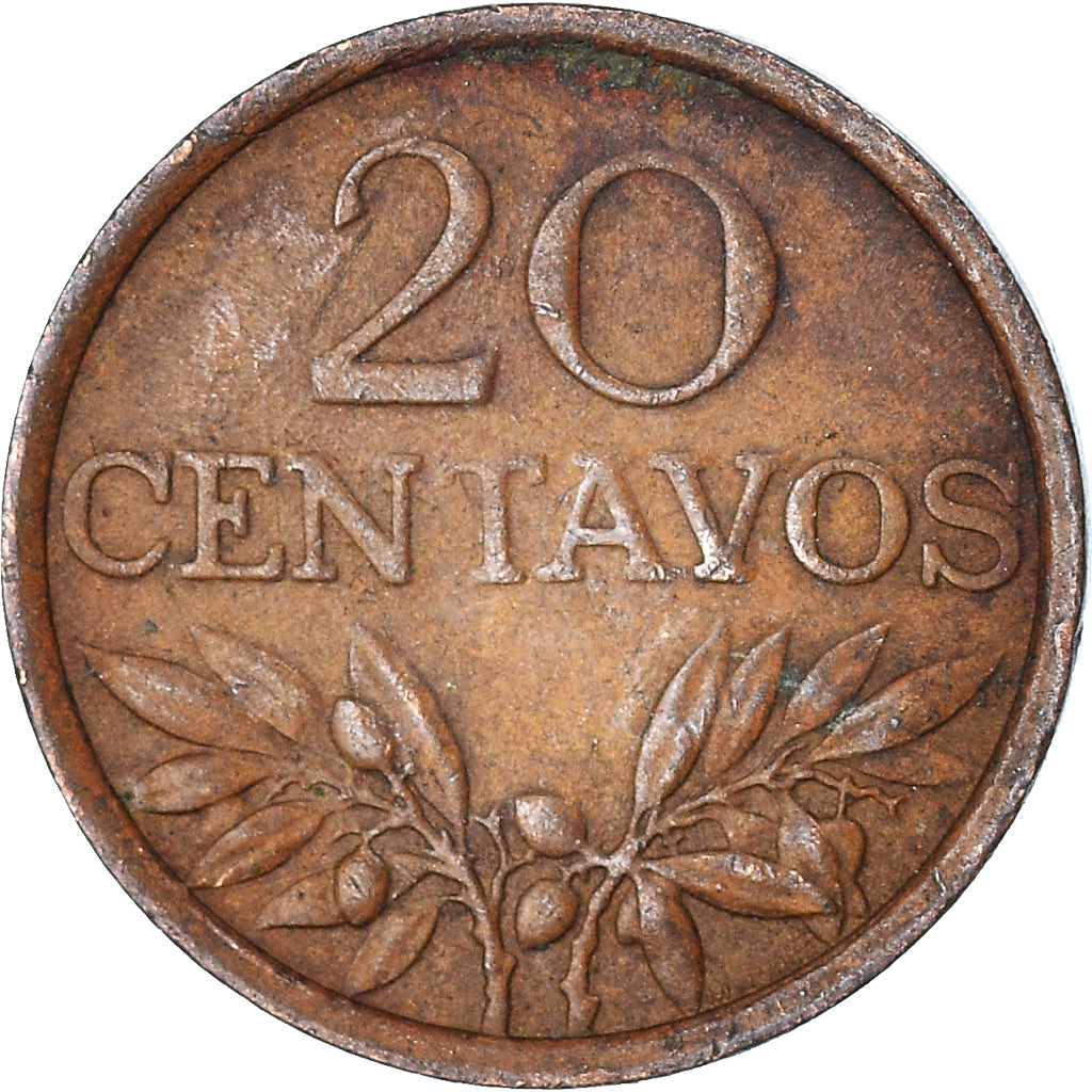 Coin, Portugal, 20 Centavos, 1973
