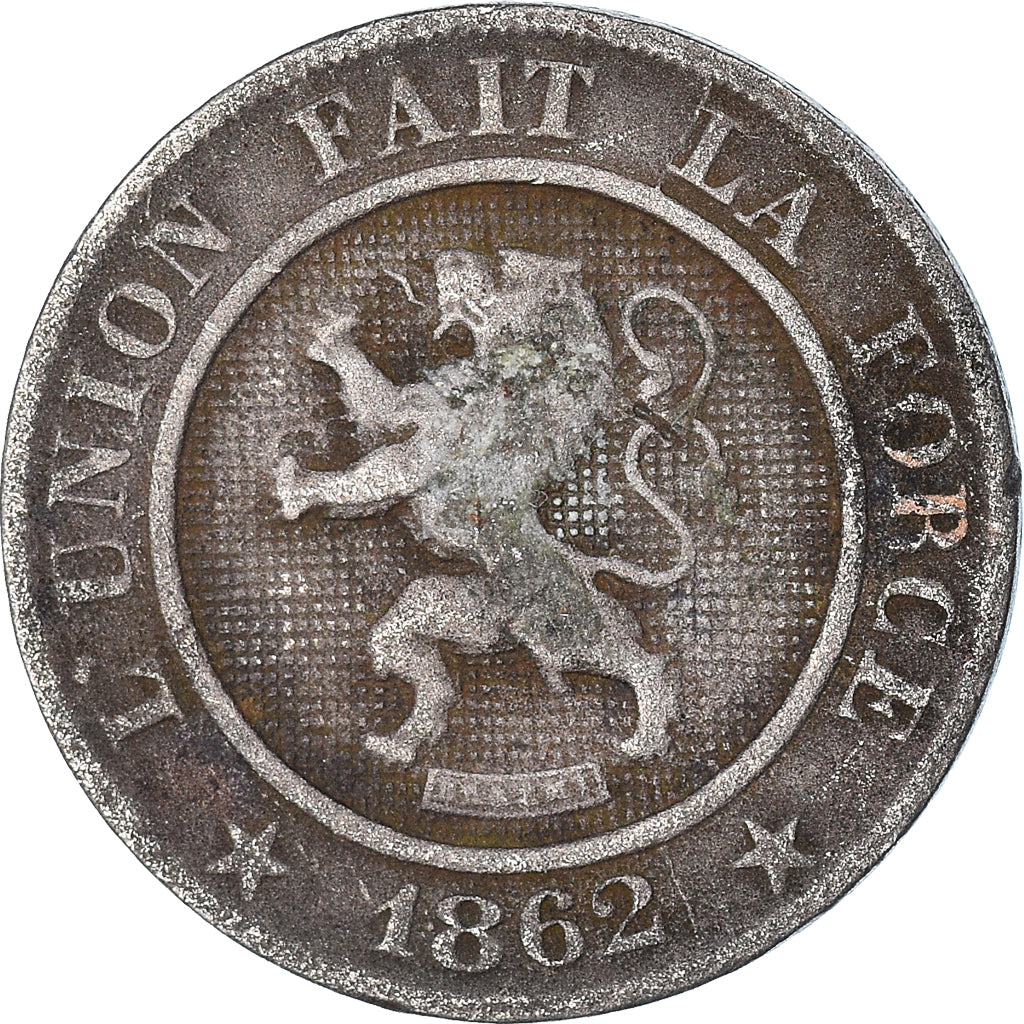 Monnaie, Belgique, 10 Centimes, 1862