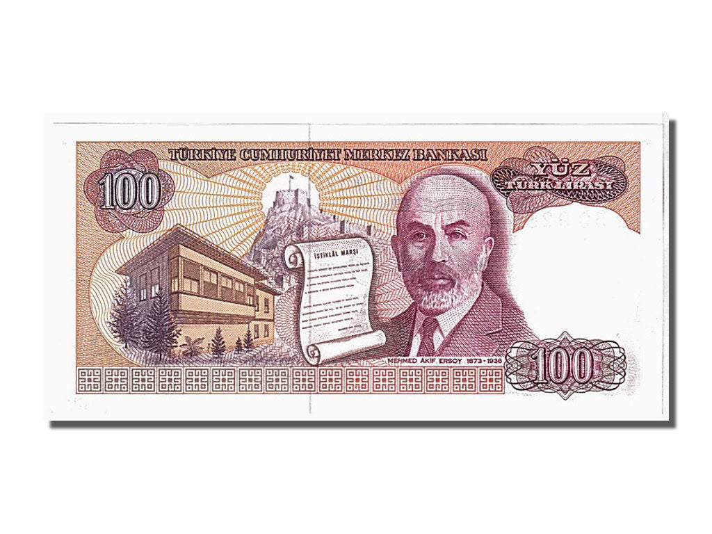 Geldschein, Türkei, 100 Lira, 1970, KM:194a, UNZ
