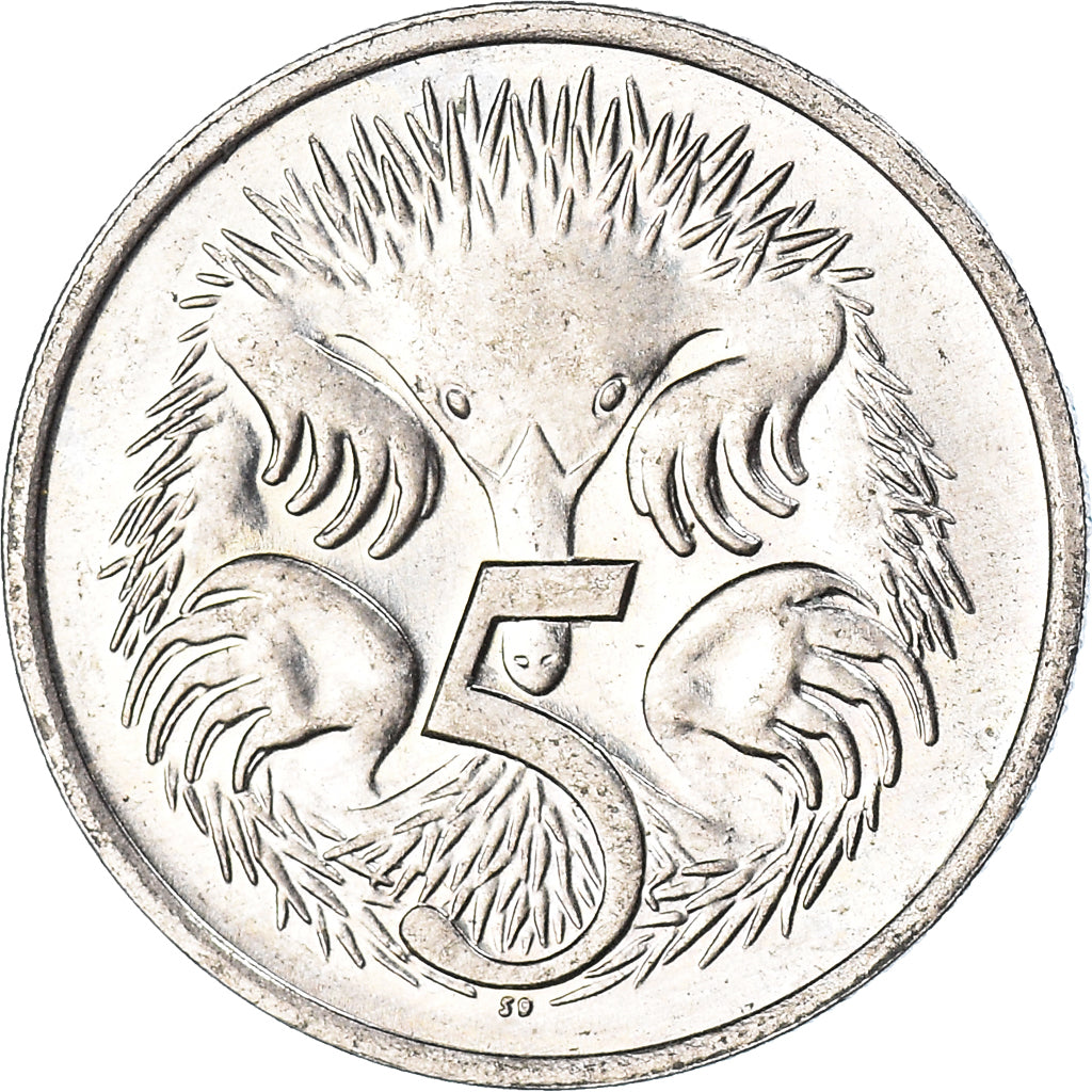 Moeda, Austrália, 5 Cents, 1982