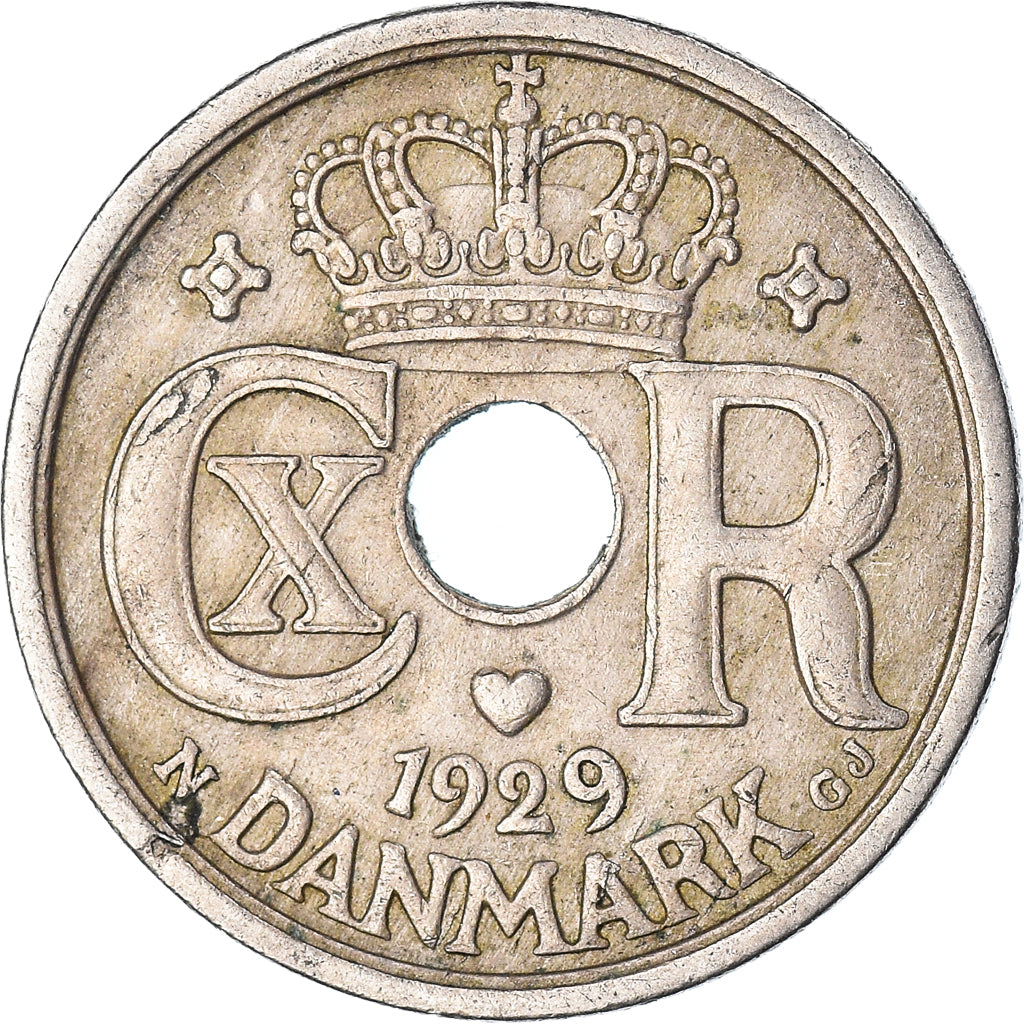 Coin, Denmark, 25 Öre, 1929