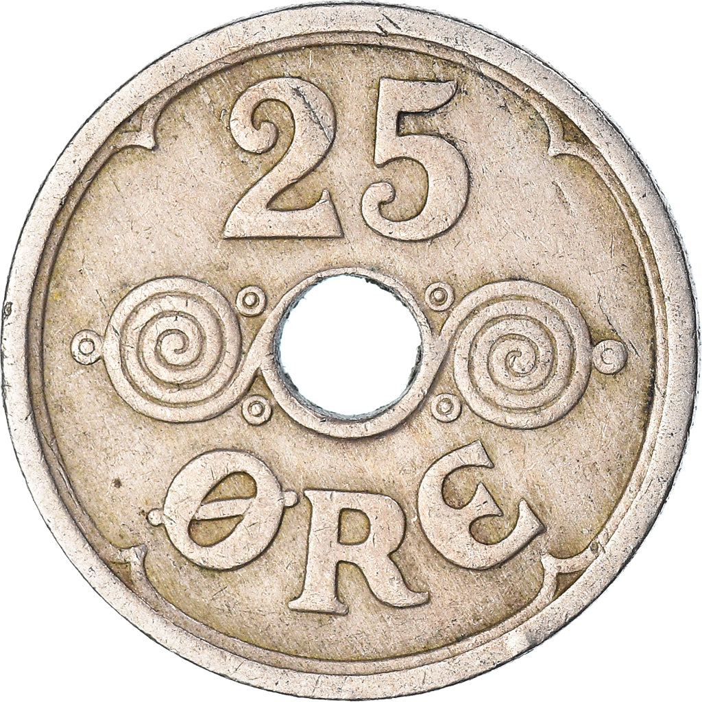 Coin, Denmark, 25 Öre, 1929