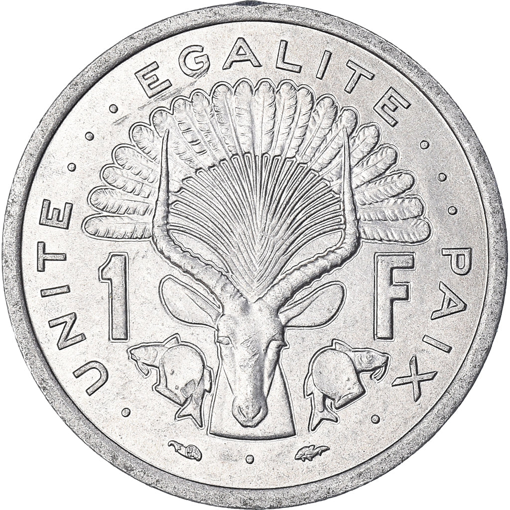 Monnaie, Djibouti, Franc, 1977