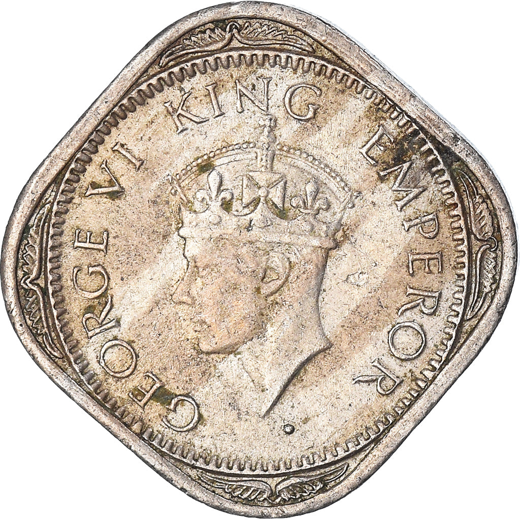 Coin, INDIA-BRITISH, 1/2 Anna, 1946