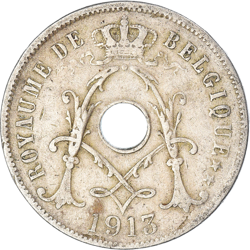 Moneta, Belgio, 25 Cents, 1913