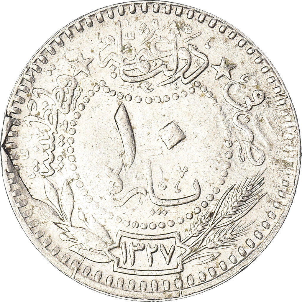 Munten, Turkije, 10 Para, 1327