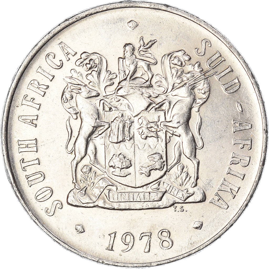 Moneda, Sudáfrica, 50 Cents, 1978