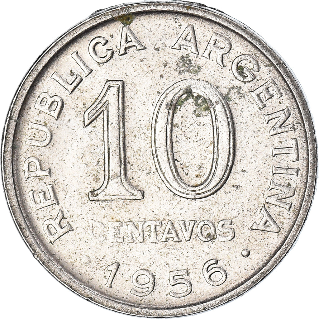 Moneta, Argentina, 10 Centavos, 1956