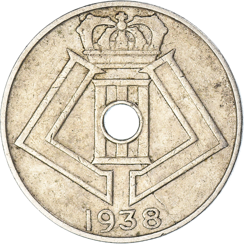 Monnaie, Belgique, 5 Centimes, 1938