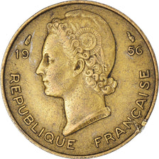 Coin, French West Africa, 10 Francs, 1956