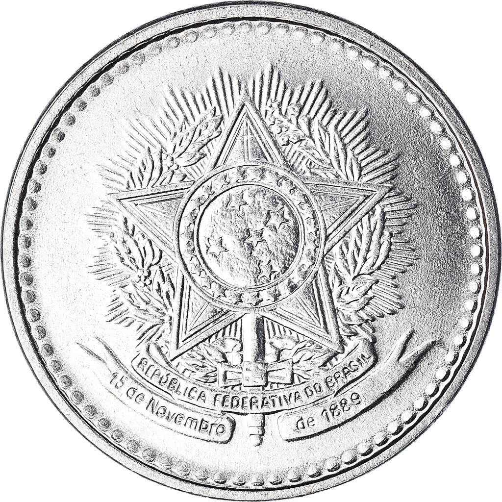 Münze, Brasilien, 5 Cruzados, 1988