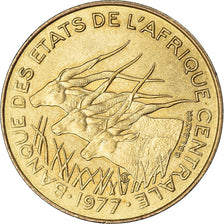 Coin, Central African States, 10 Francs, 1977