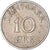 Munten, Denemarken, 10 Öre, 1951