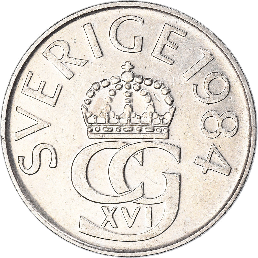 Münze, Schweden, 5 Kronor, 1984