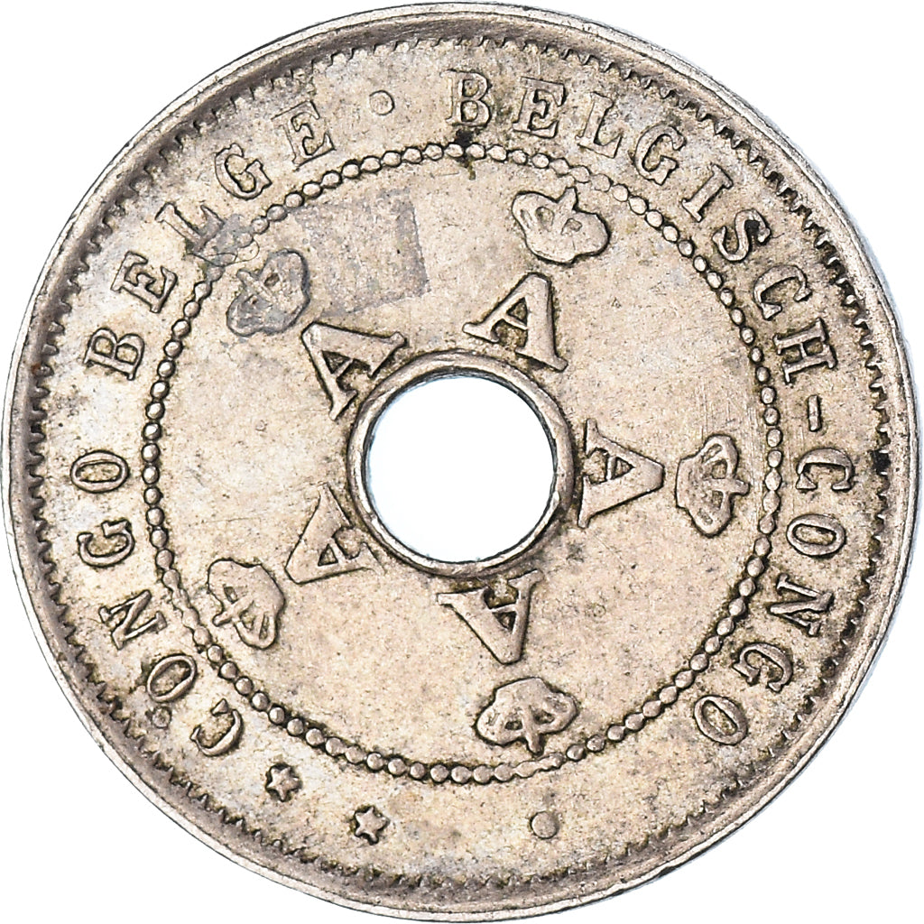 Coin, Belgian Congo, 5 Centimes, 1911