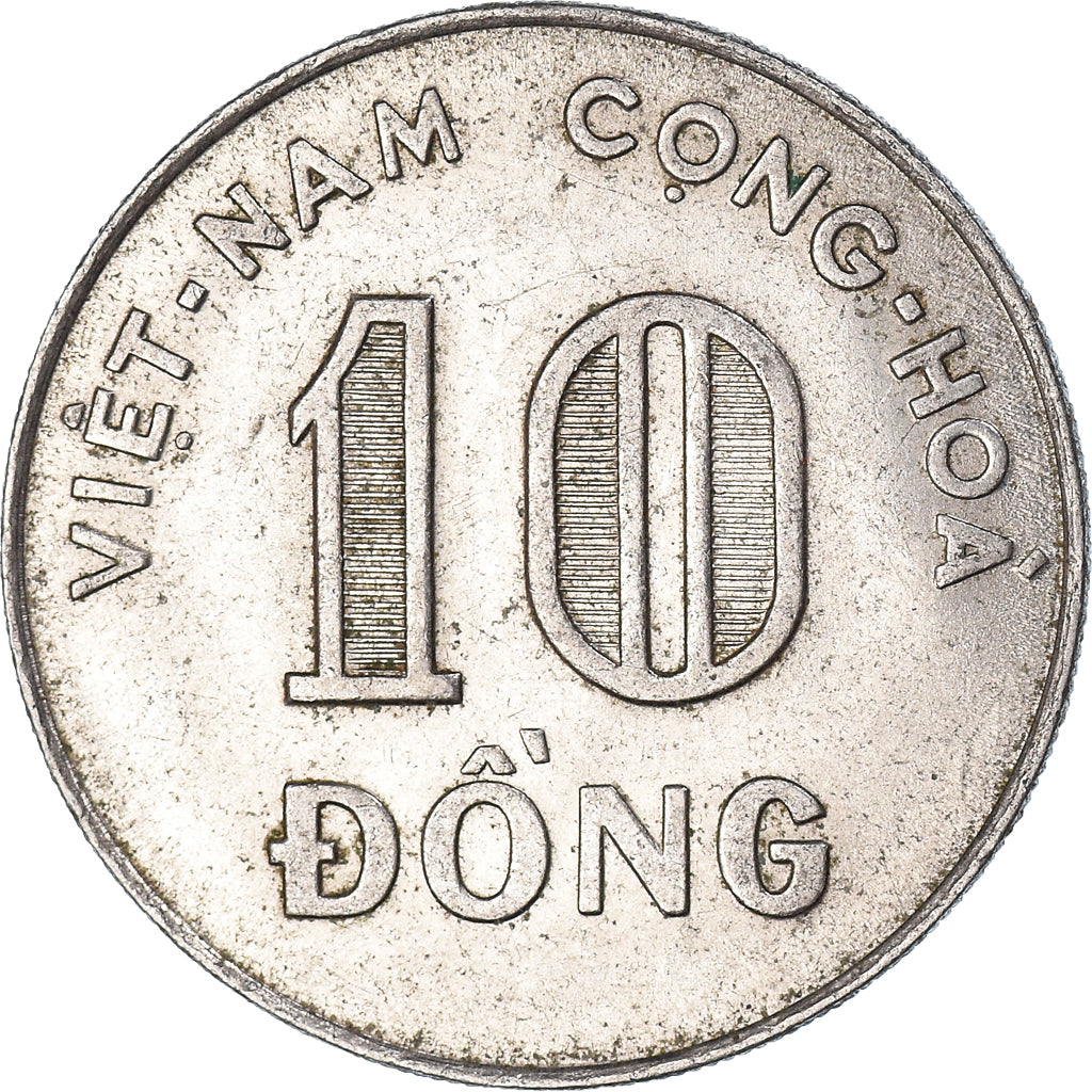 Monnaie, Viet Nam, 10 Dông, 1968