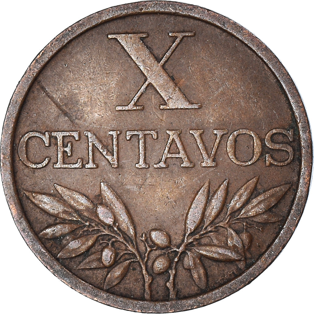 Coin, Portugal, 10 Centavos, 1961