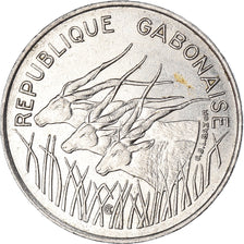 Moneda, Gabón, 100 Francs, 1975