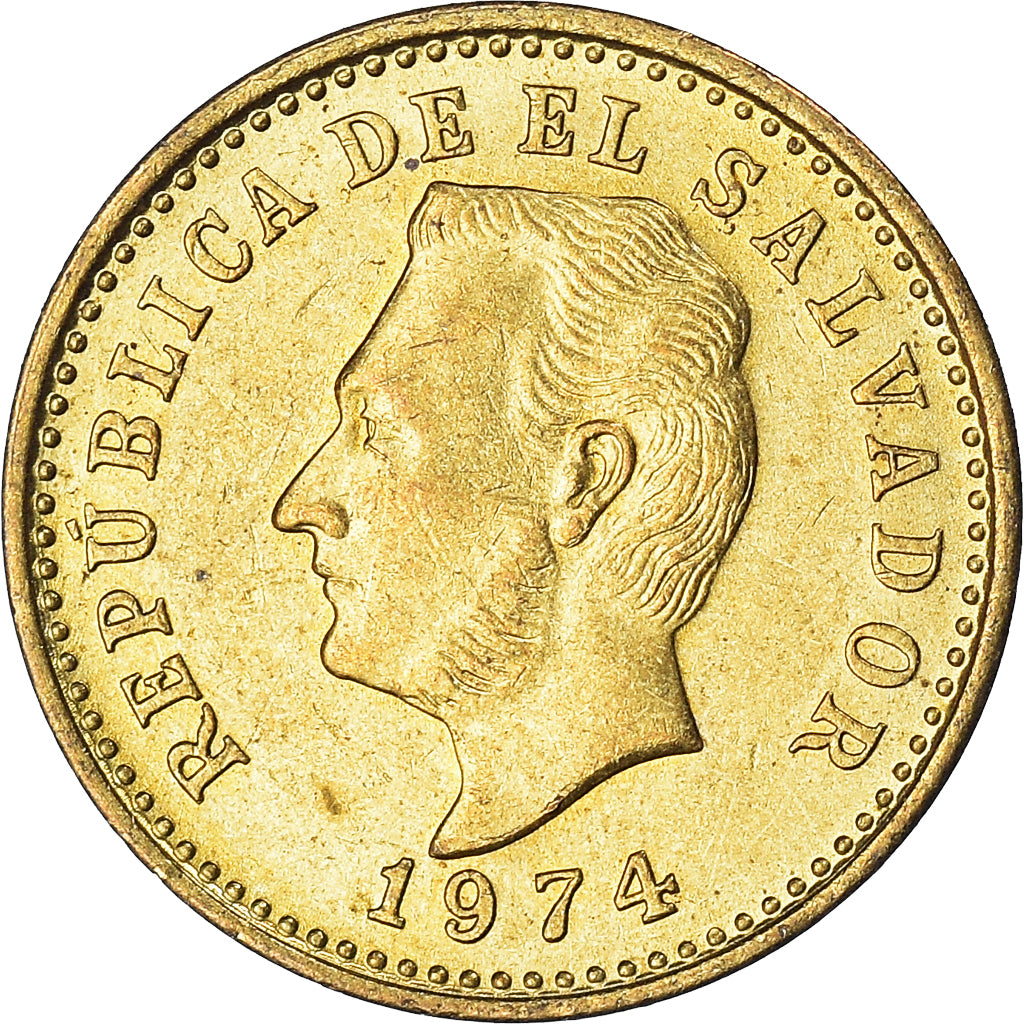 Moneda, El Salvador, 2 Centavos, 1974