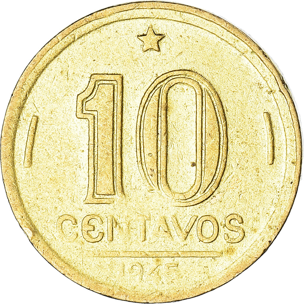 Münze, Brasilien, 10 Centavos, 1945