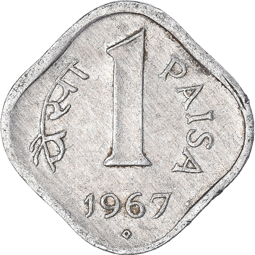 Coin, INDIA-REPUBLIC, Paisa, 1967